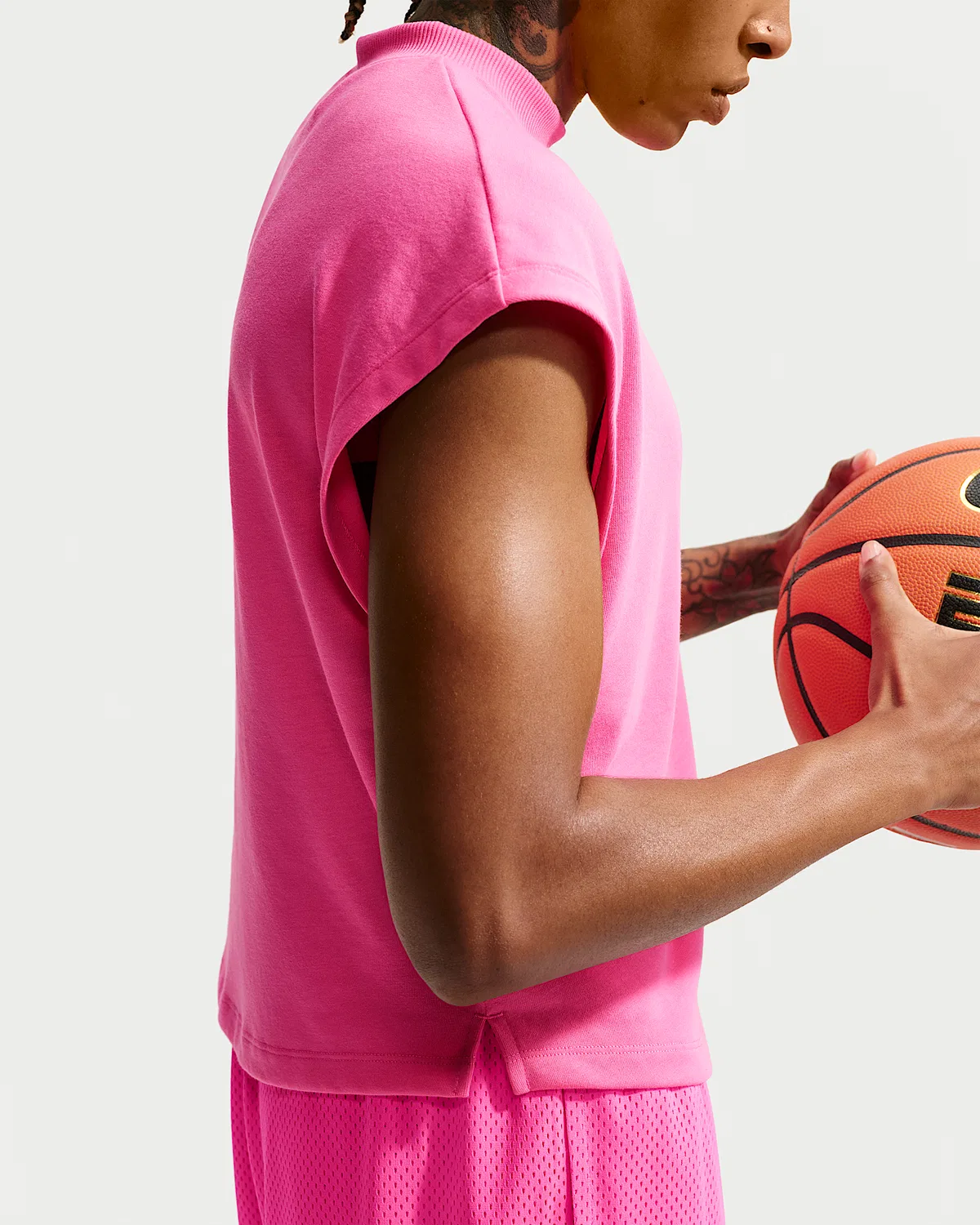Женская баскетбольная майка A'ja Wilson, Pinksicle/Black — фото 2