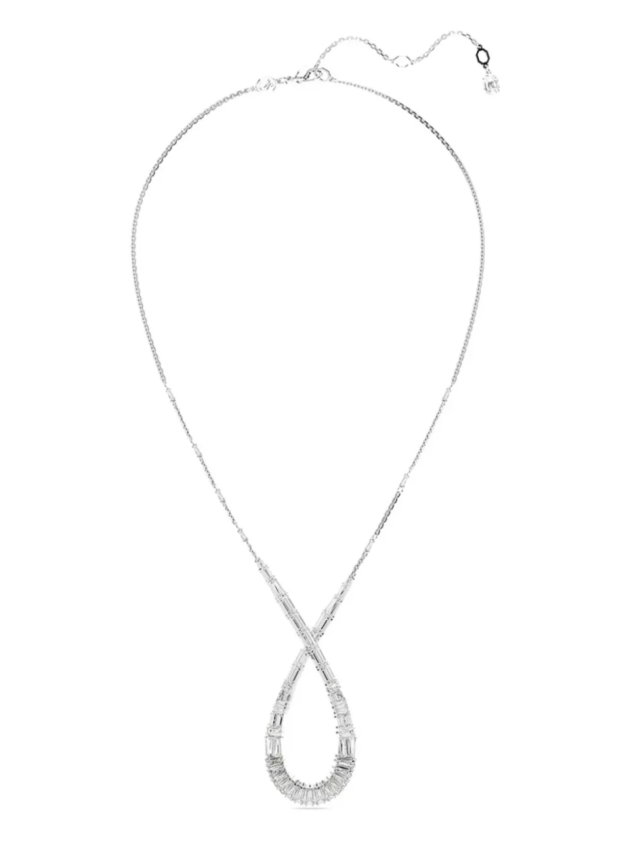 

Swarovski колье с кристаллами, серебряный