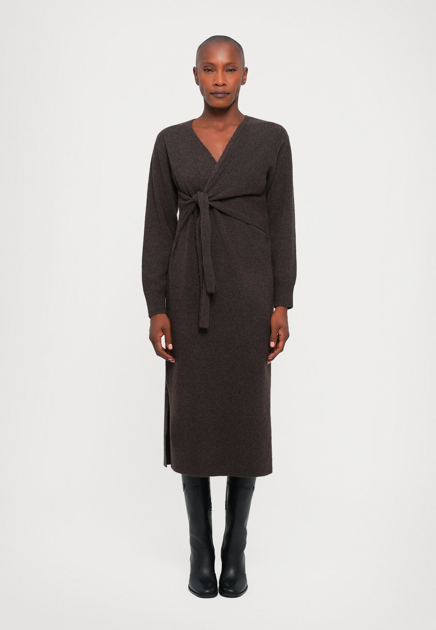 

Платье DESIGNERS REMIX CARMEN WRAP DRESS, Espresso/Brown