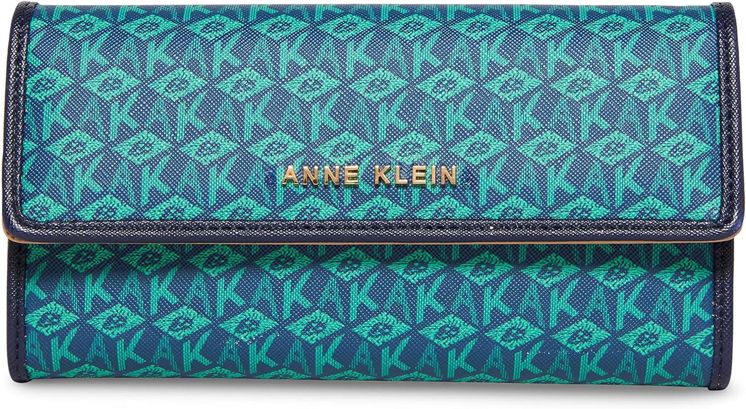 

Кошелек Anne Klein AK Cube Logo Flap Wallet, темно-синий