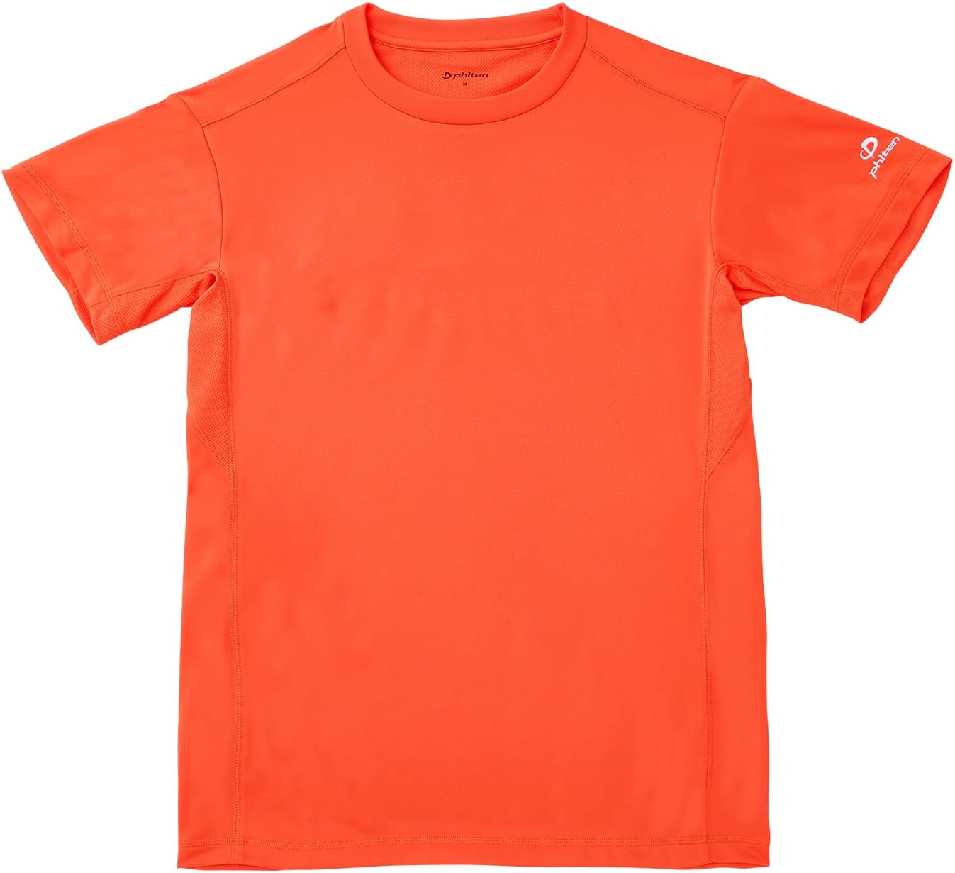 

Футболка Phiten RAKU, с коротким рукавом, однотонная, унисекс, оранжевый