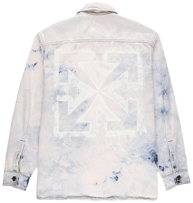 Джинсовая рубашка Off-White Arrow Over Denim Shirt — фото 2