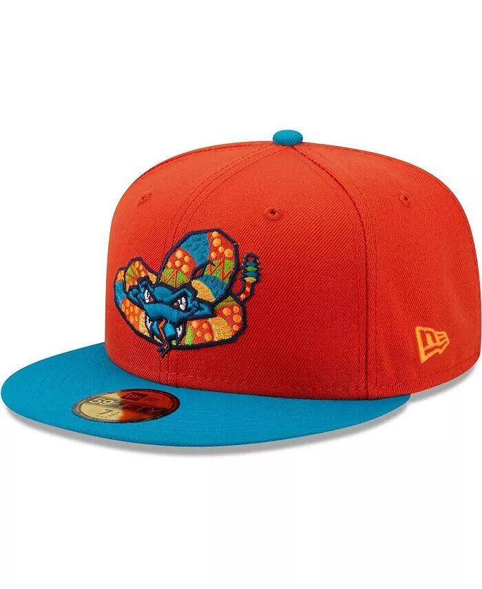 

Мужская оранжево-бирюзовая шляпа Cascabeles de Wisconsin Copa De La Diversion 59FIFTY New Era, оранжевый