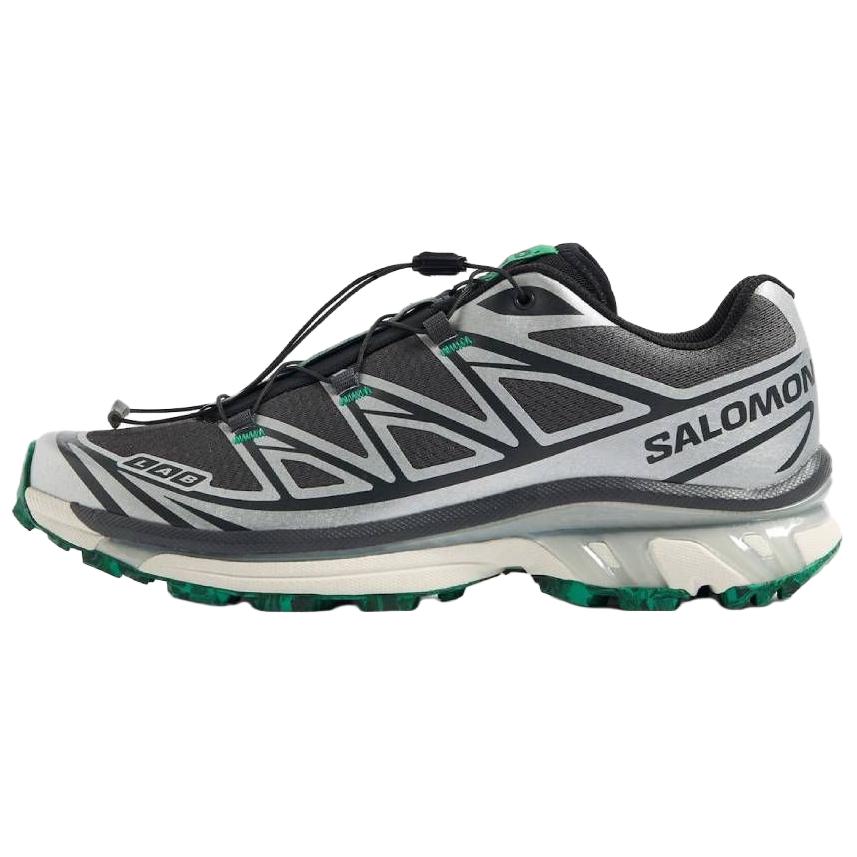 

SALOMON Кроссовки XT-6 для бега и повседневной носки, Anti-Slip, Wear-Resistant, низкие, унисекс, серый черный зеленый