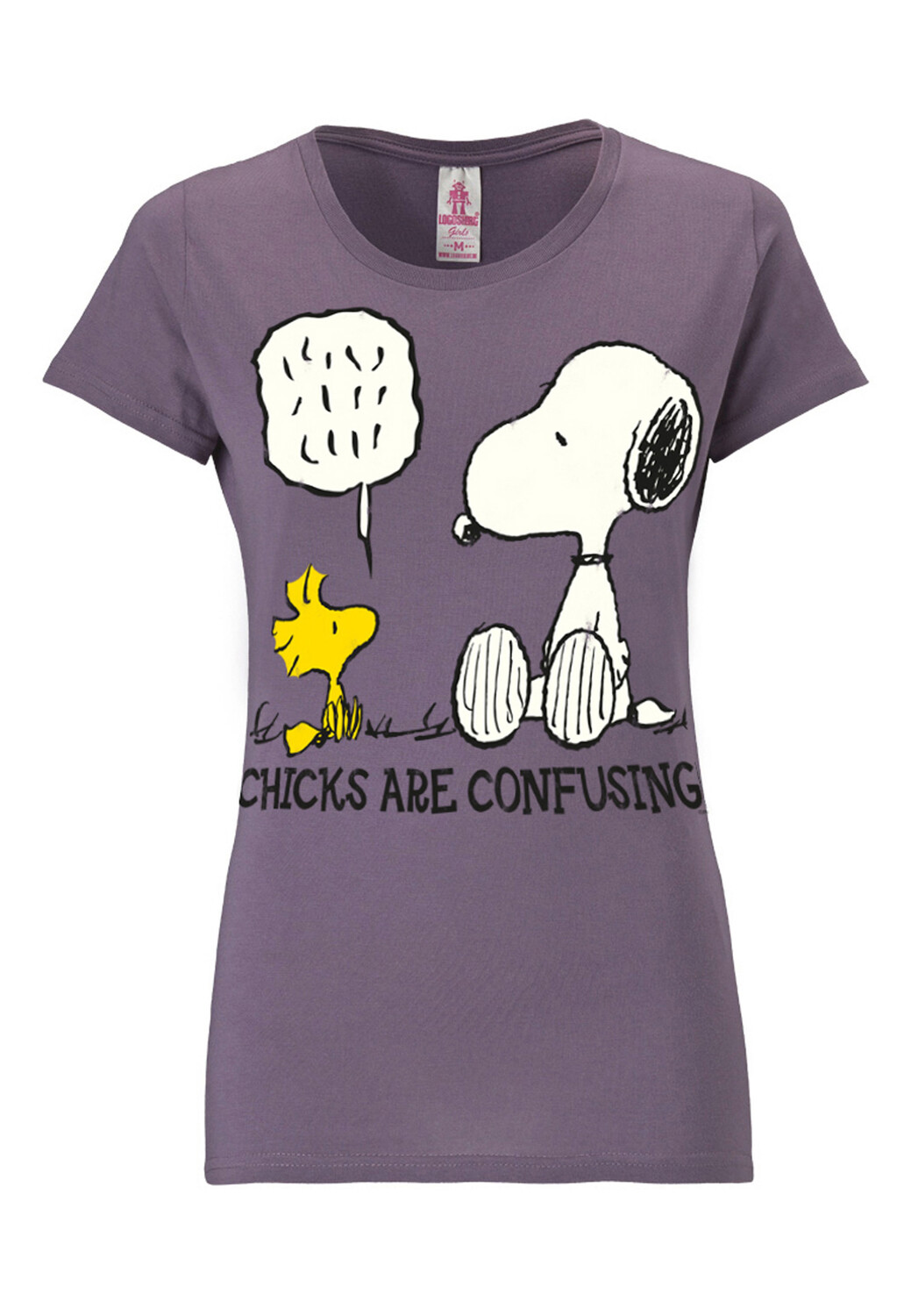 

Футболка Logoshirt Snoopy Peanuts, лавандовый