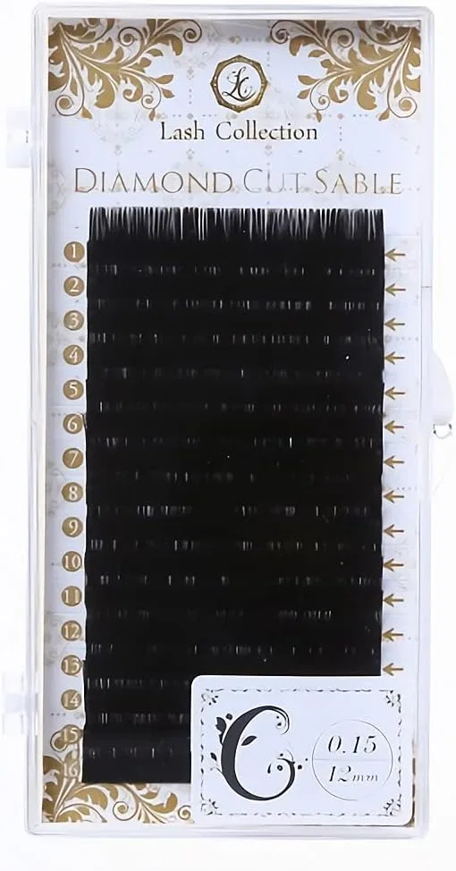 Ресницы Diamond-Cut Rush, LC Lash Collection, 10 мм, C-curl