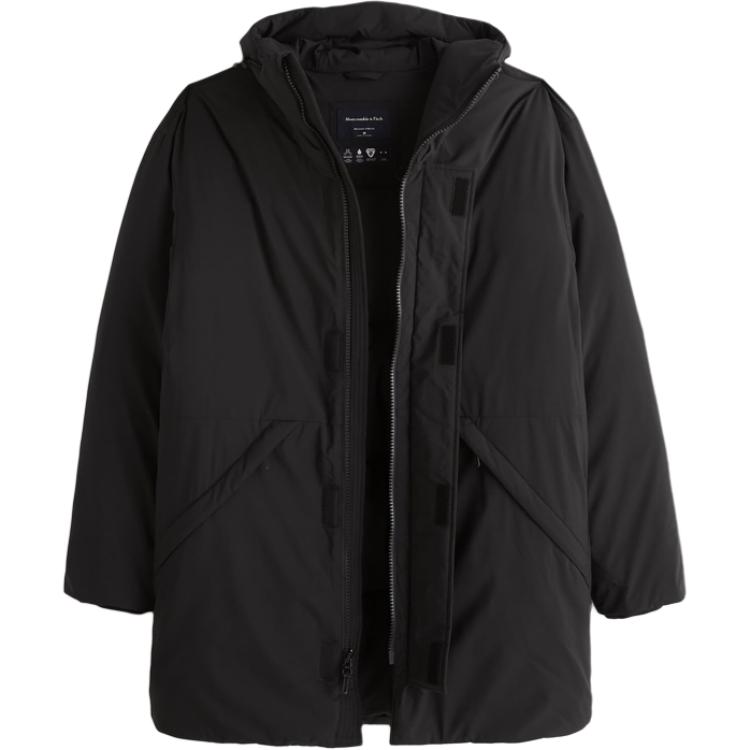 

Abercrombie＆Fitch Парка мужская черная, Black