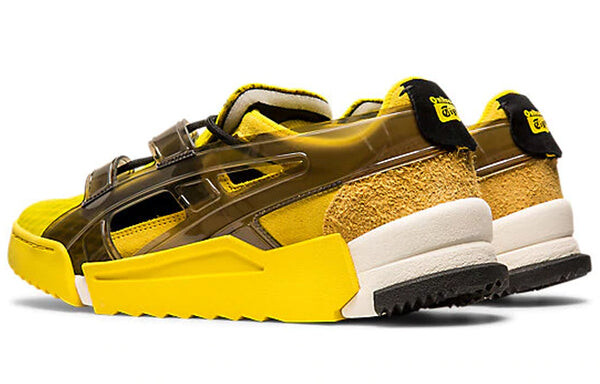 Сандалии с большим логотипом, беговые сандалии Onitsuka Tiger, желтый — фото 3