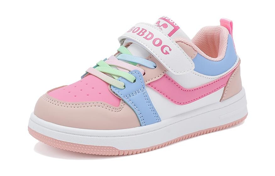 Кроссовки BOBDOG Kids Skateboarding Shoes Kids Low-top, розовый — фото 2