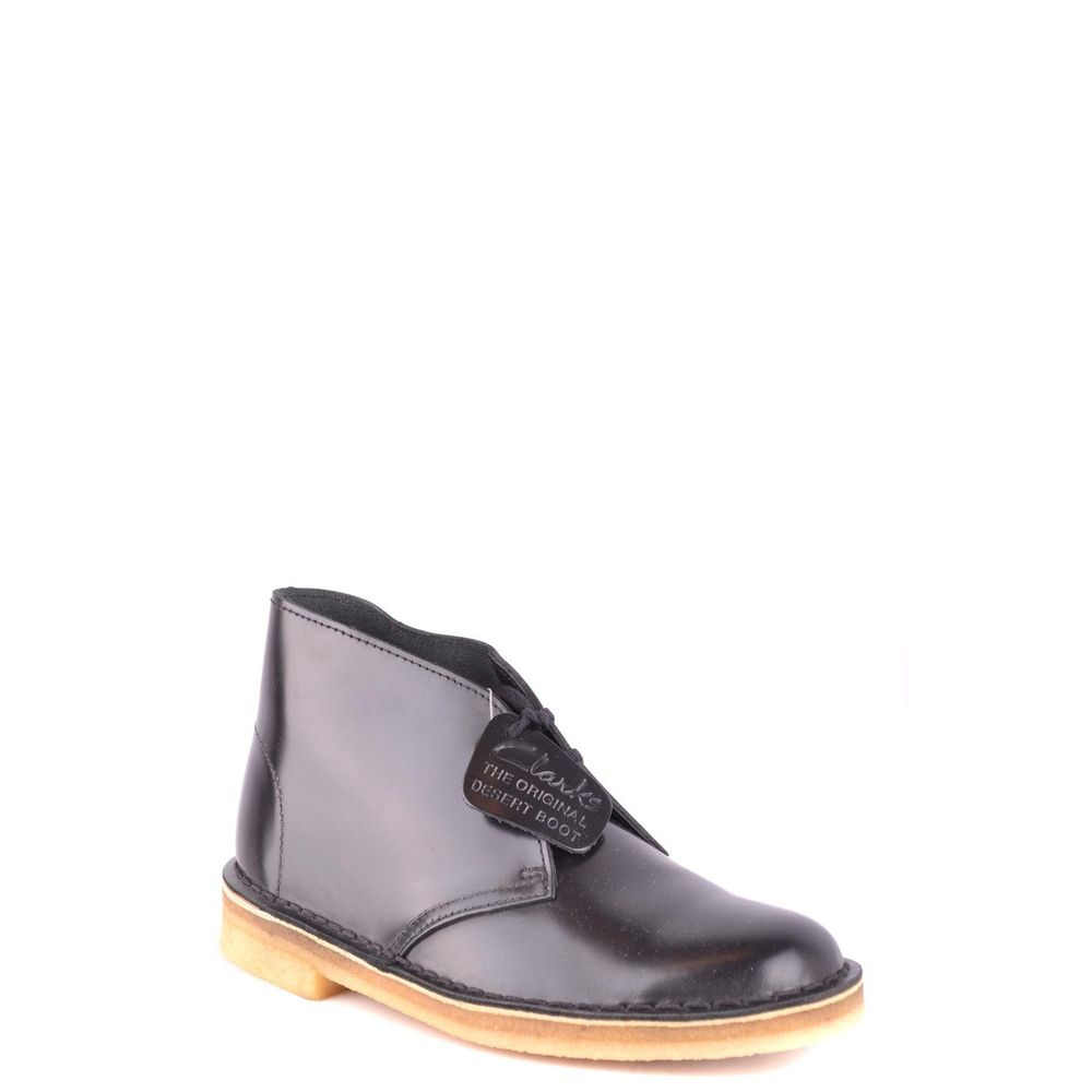 Ботинки женские Clarks из гладкой кожи, черный — фото 2