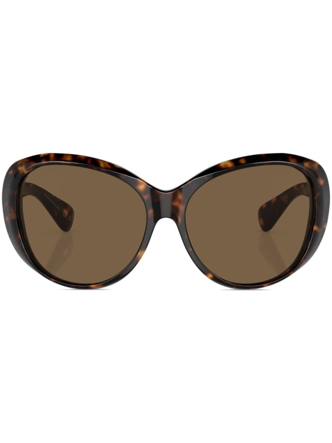 

Oliver Peoples солнцезащитные очки Maridan в массивной оправе, коричневый