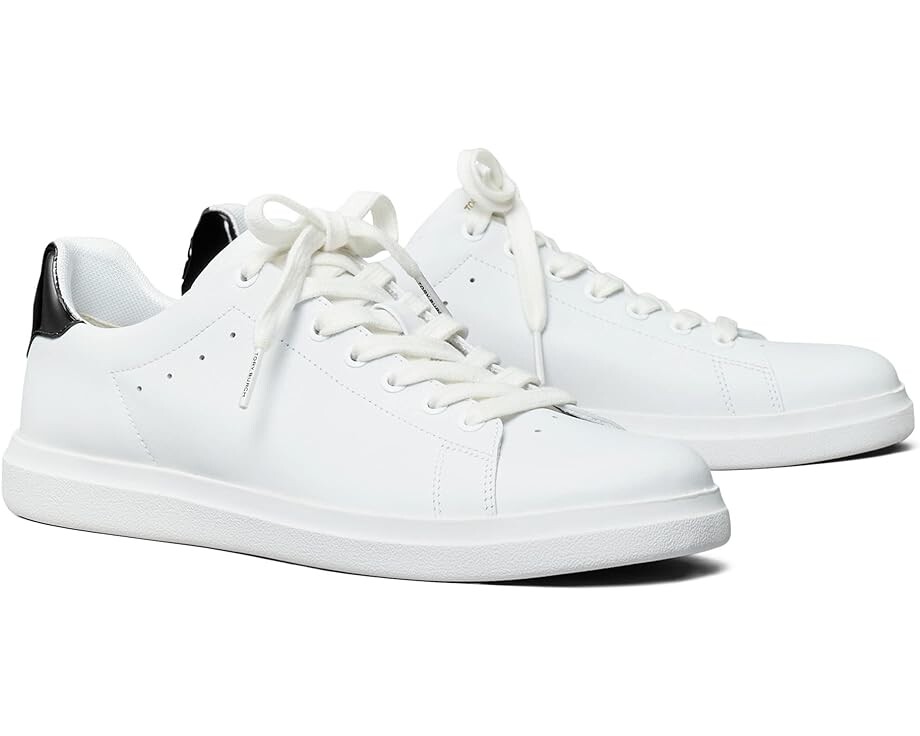 

Кроссовки Tory Burch Howell Court, цвет Titanium White/Perfect Black