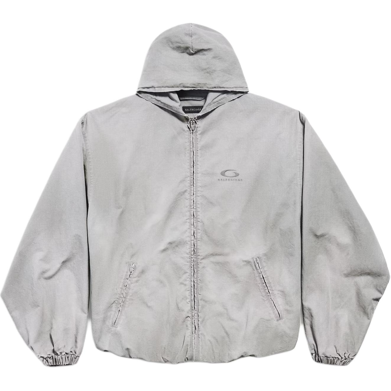 

Balenciaga Куртка свободного кроя мужская серая, Gray