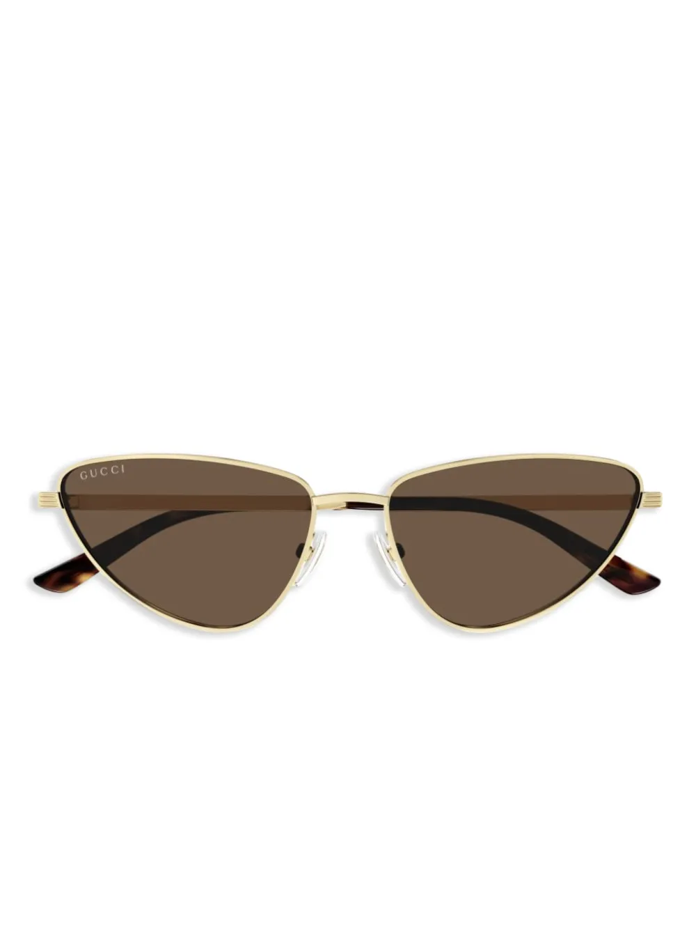 

Солнцезащитные очки в оправе 'кошачий глаз' Gucci Eyewear, золотой