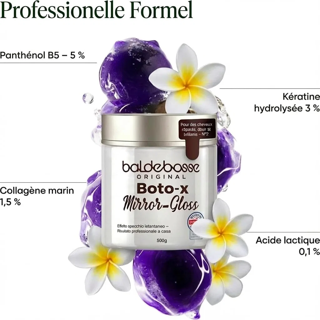 Маска для волос Mirror Gloss Boto-x Capillary Care Baldebosse — фото 3