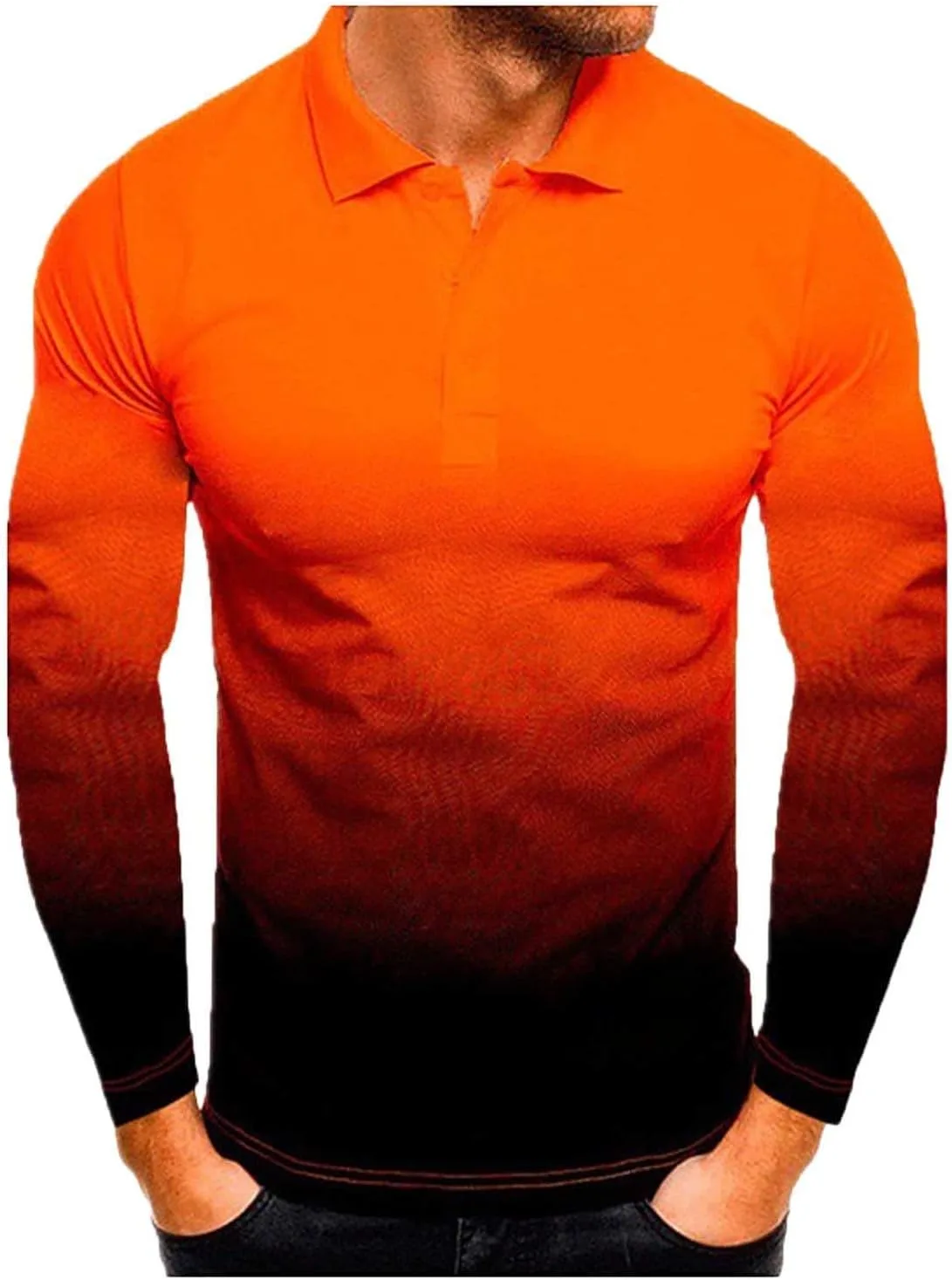 

Muscularfit легкий свитшот для мужчин свободного кроя с длинным рукавом и воротником