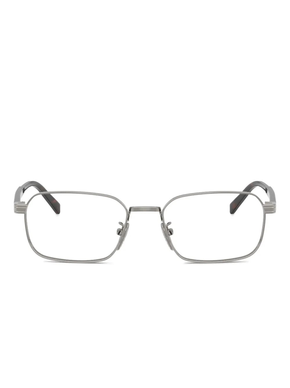 

Очки в прямоугольной оправе Prada, коричневый