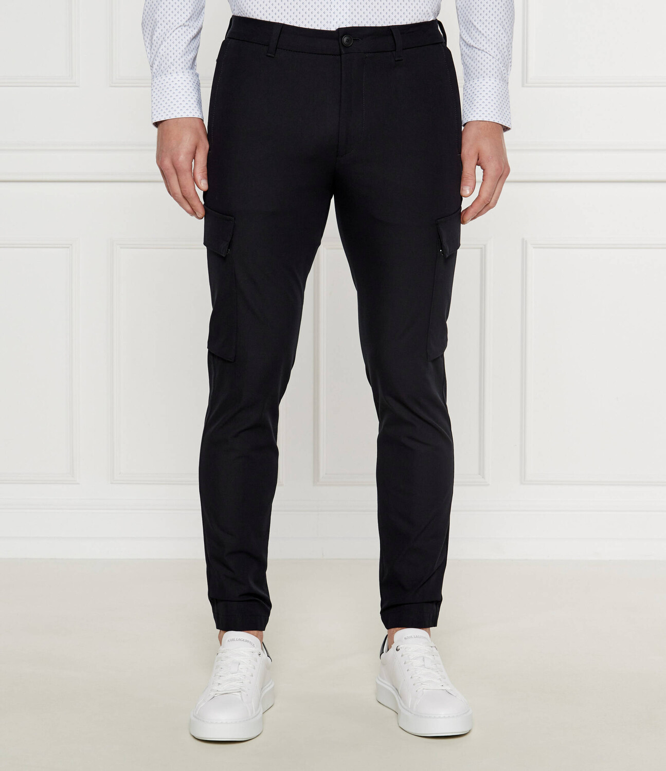 

Брюки BOSS BLACK P-Kaiton-Cargo Slim Fit, черный