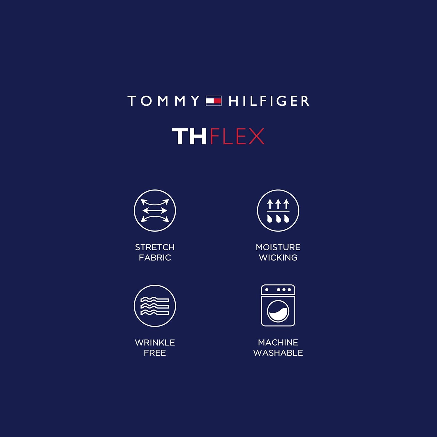 Мужская классическая рубашка Tommy Hilfiger Essentials, темно-зелено-оливковый — фото 4