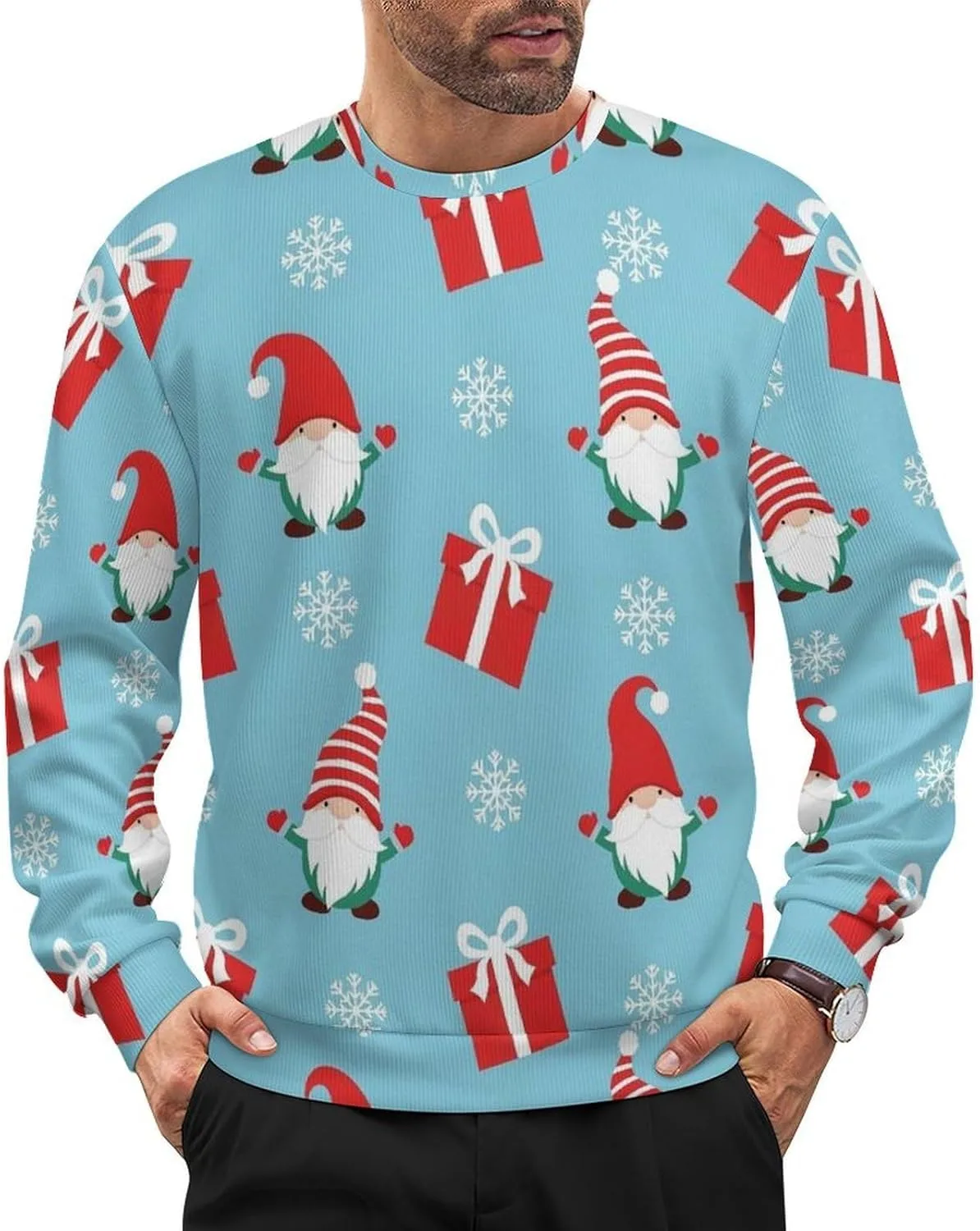 

Легкий свитер для мужчин, Casual Knit Pullover с длинными рукавами SEBNATAL