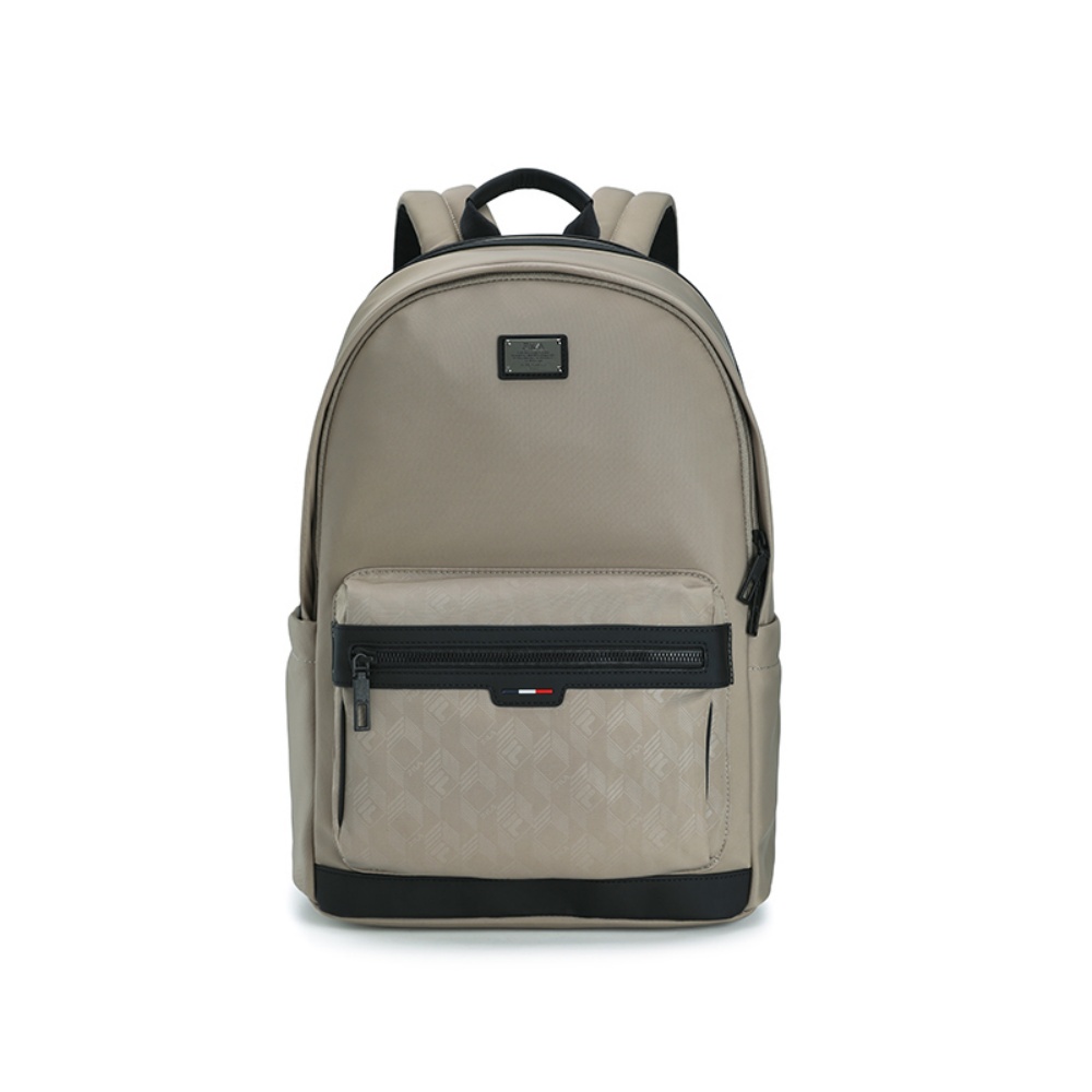 

FILA Бежевый рюкзак из ткани с искусственной кожей, Khaki