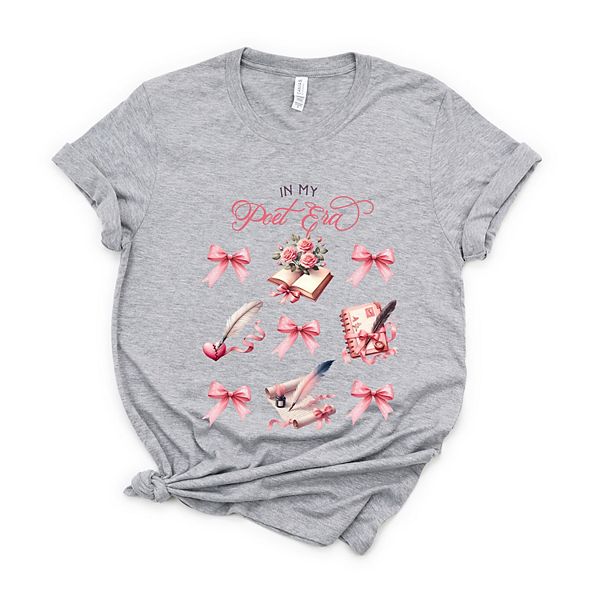 

Футболка с принтом Coquette poet era Simply Sage Market, Heather Grey, Серый, Футболка с принтом Coquette poet era Simply Sage Market, Heather Grey