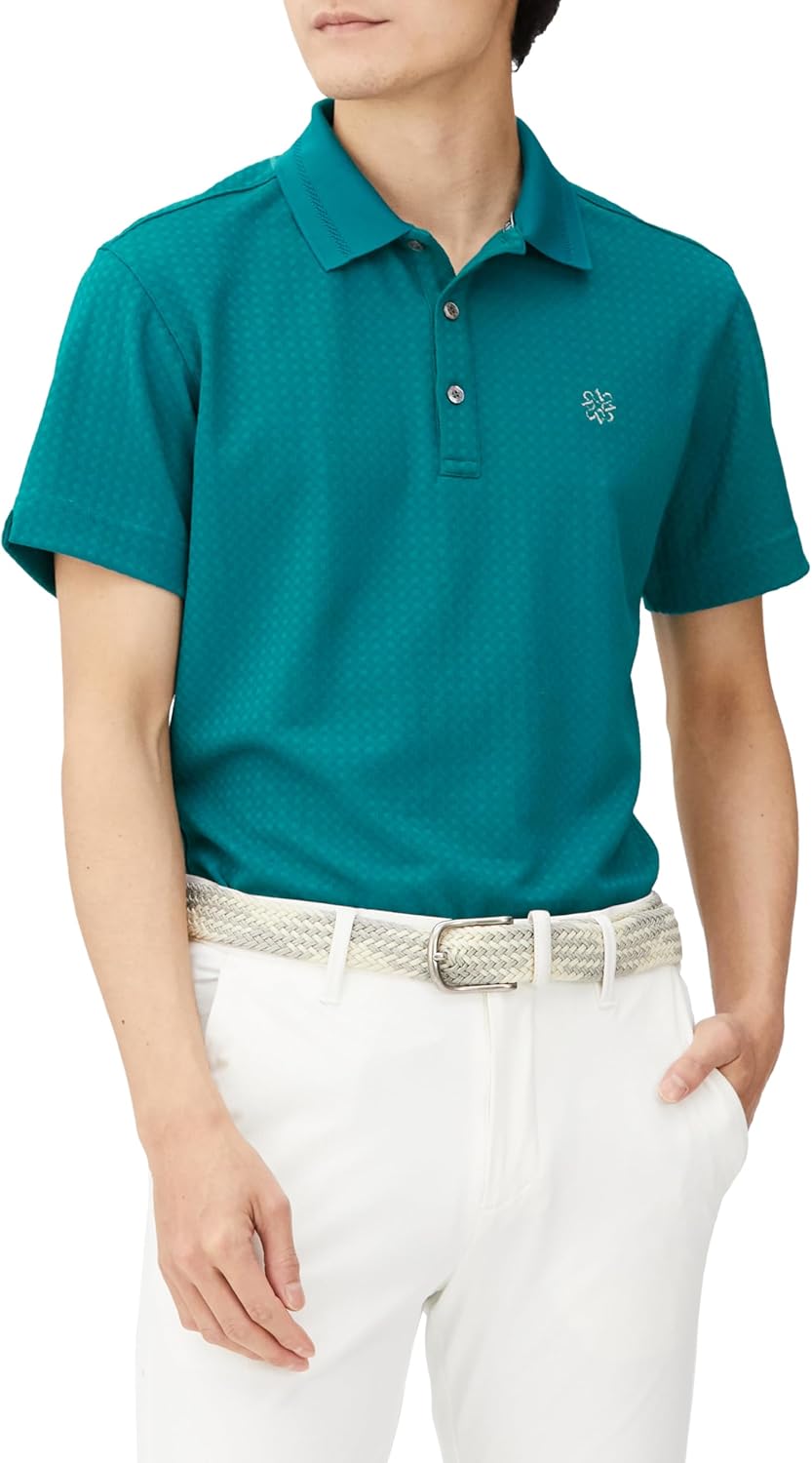 

Мужская рубашка-поло с коротким рукавом St Andrews 042-4160551 (в клетку, из переработанного материала) / для гольфа, зеленый