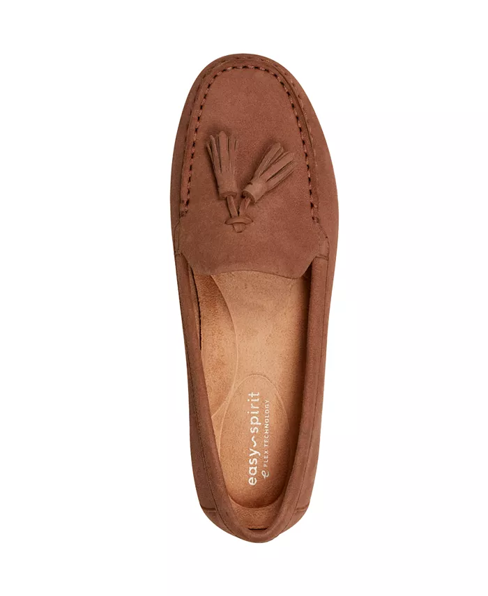 Женские лоферы Joandra Tassel eFlex Slip-On с кисточками Easy Spirit, коричневый — фото 4