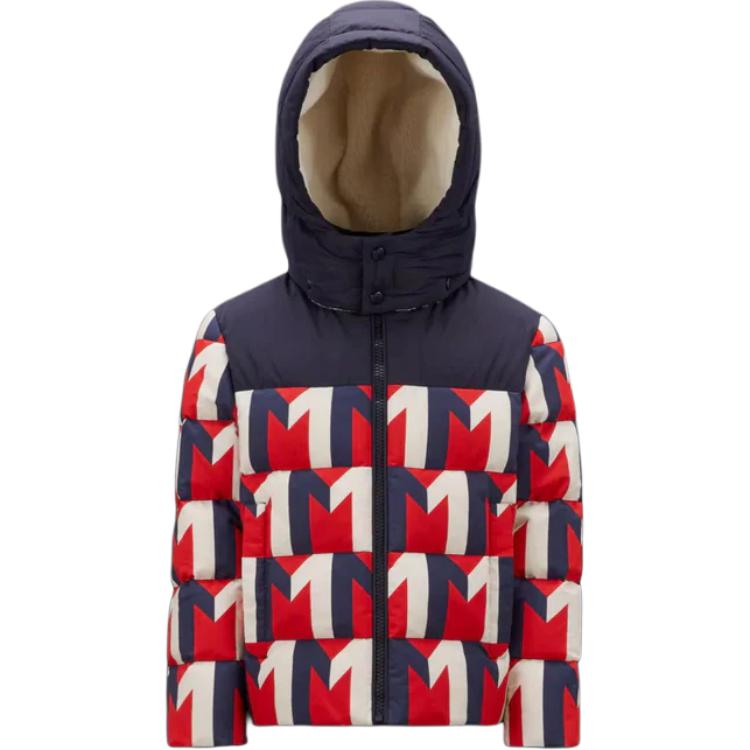 

Детский пуховик Moncler, красный