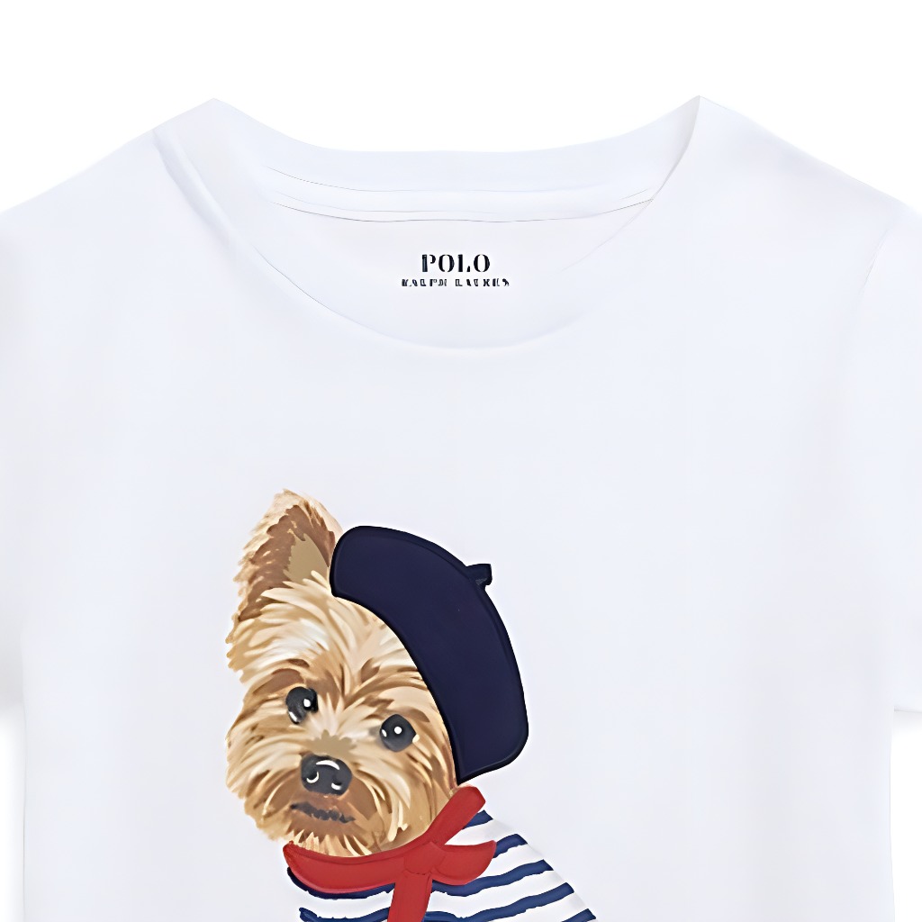 Футболка белая детская Polo Ralph Lauren — фото 4