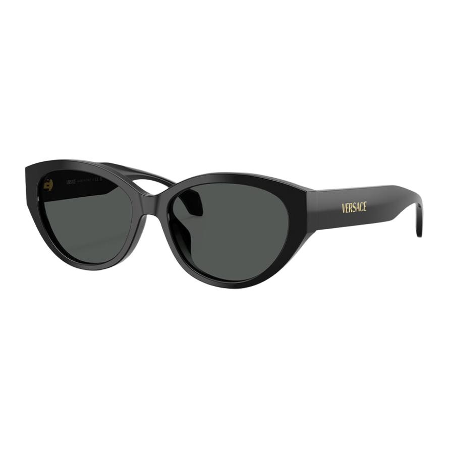 

VERSACE Кошачий глаз солнцезащитные очки, Black