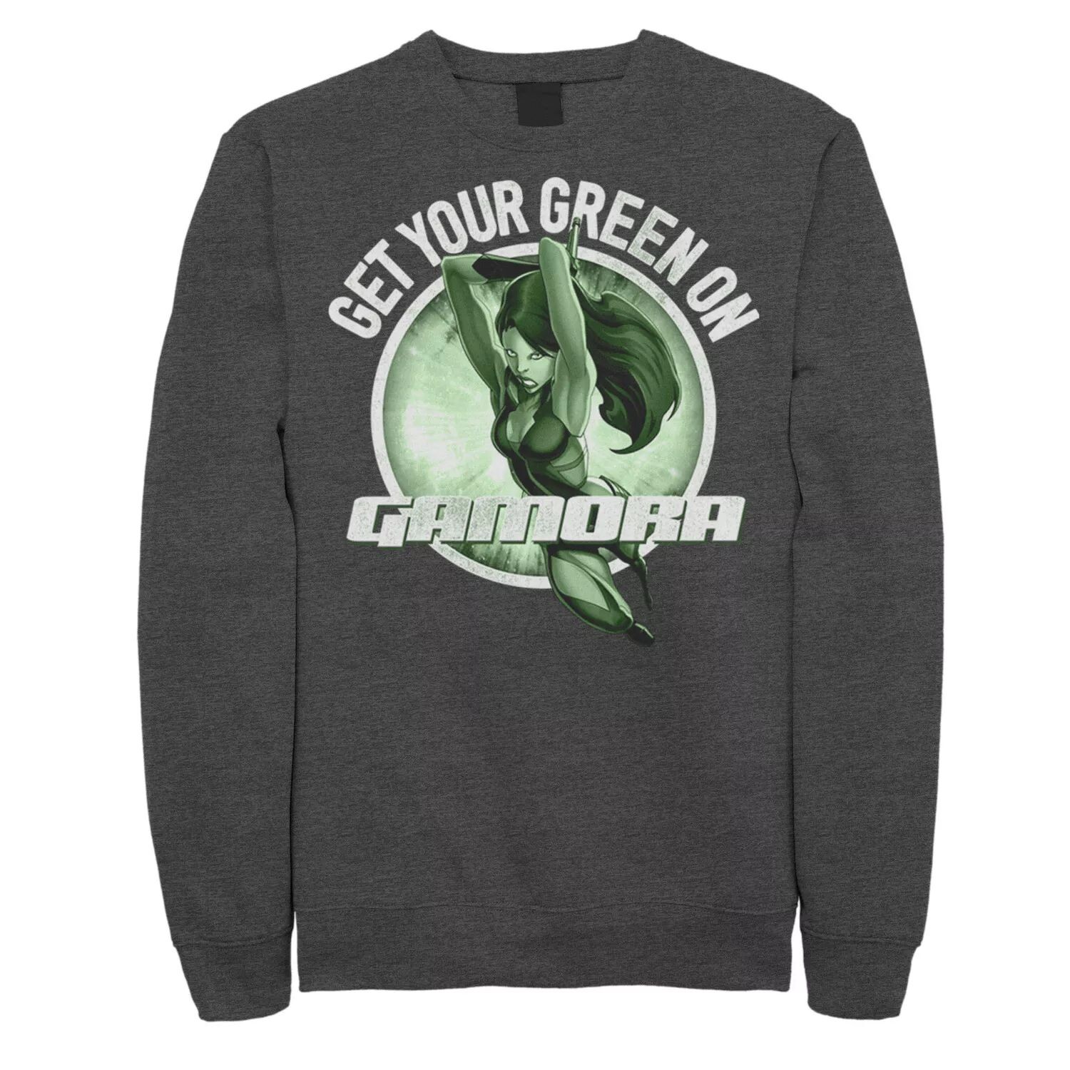 

Мужская толстовка Marvel Gamora Green On St. Патрика Licensed Character