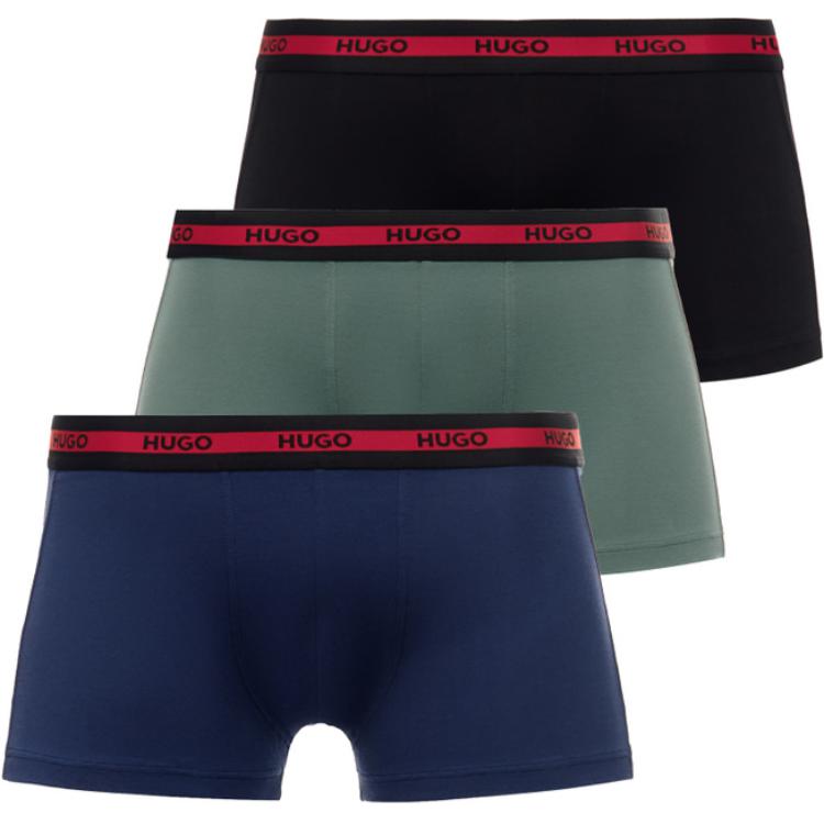 

Трусы мужские 3 шт HUGO BOSS, 3 шт (Черный+Синий+Зеленый)