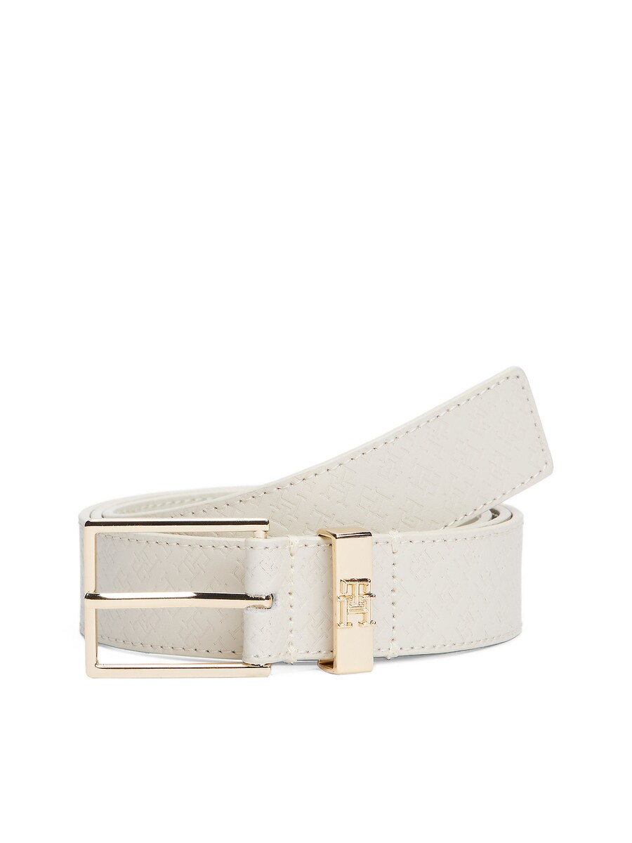 

Кожаный ремень TOMMY HILFIGER Belt, кремовый