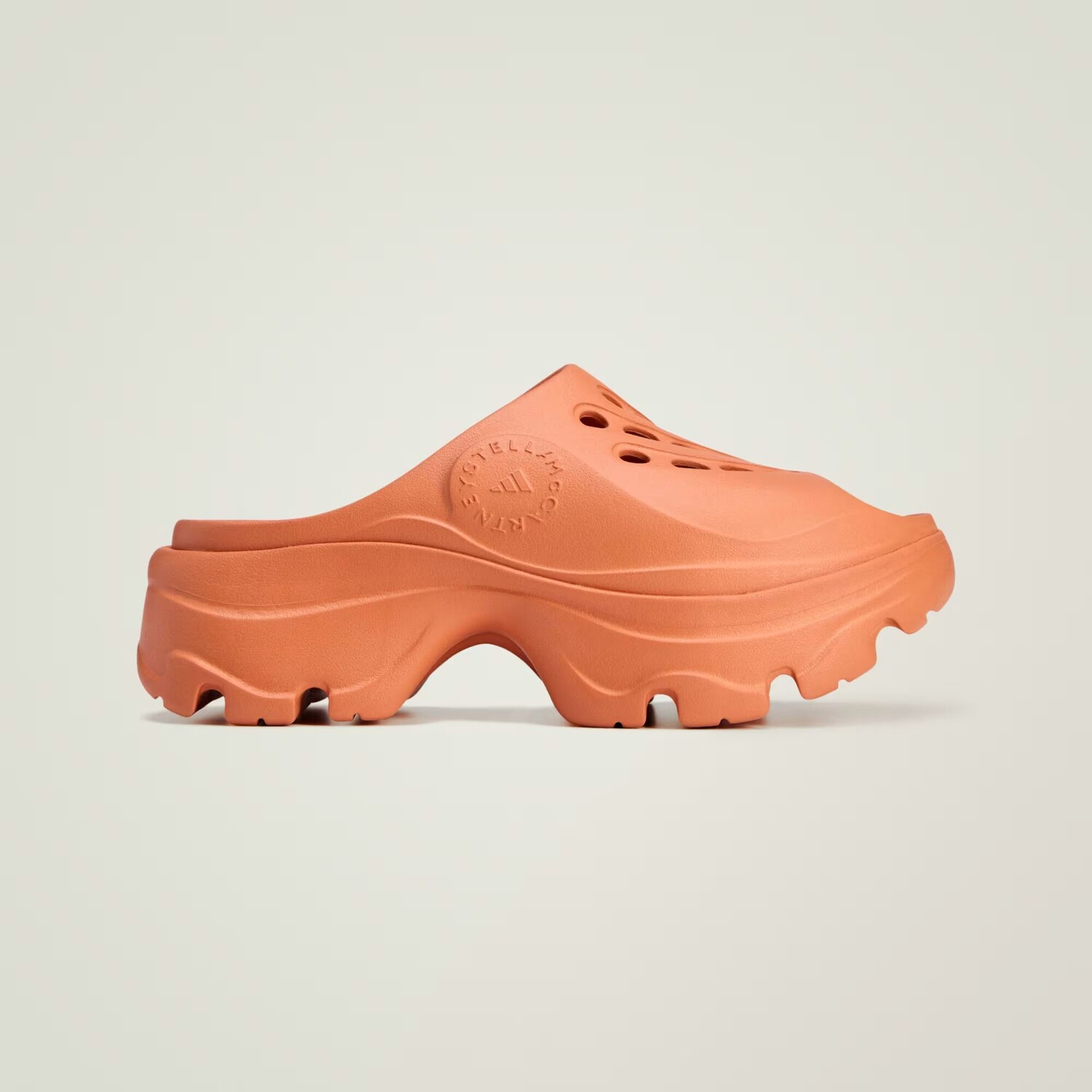

Сабо от Stella McCartney Adidas, цвет Dusted Clay/Dusted Clay/Dusted Clay