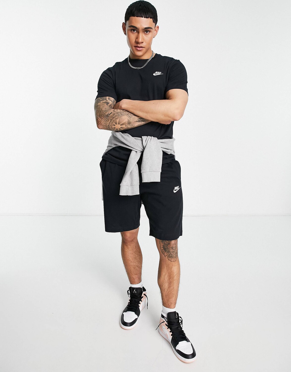 Черная футболка Nike Club — фото 2
