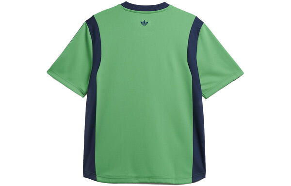 Футболка wales bonner football Adidas, зеленый — фото 2
