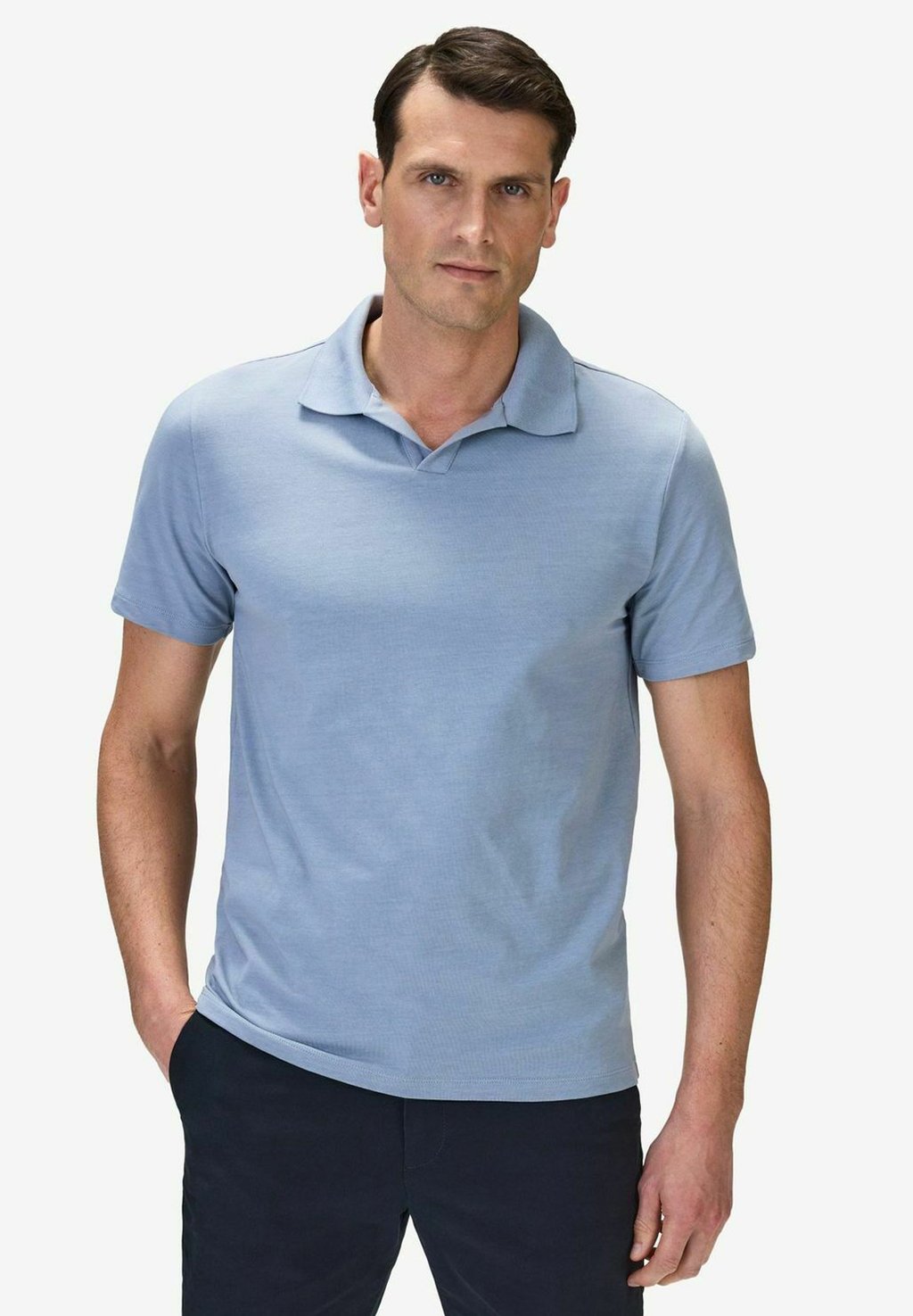 

Рубашка поло OPEN COLLAR John Henric, синий