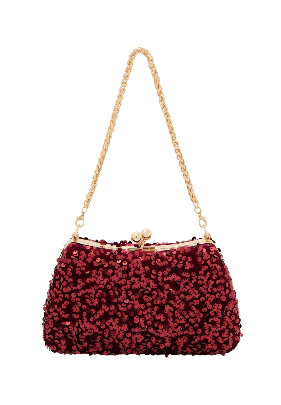 

Клатч faina, Dark red