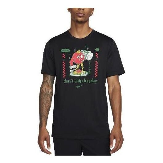 

Футболка для фитнеса dri fit Nike, черный