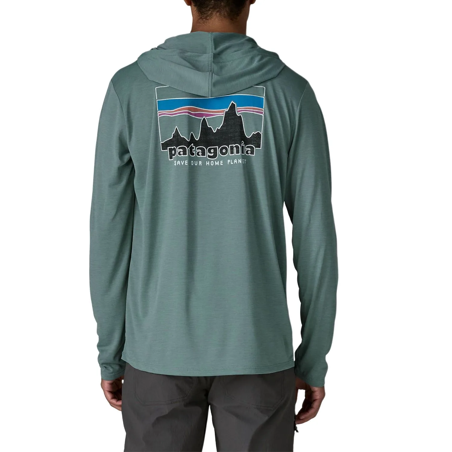 Футболка мужская Capilene Cool Daily '73 Skyline Quick Dry Patagonia, синий/серый/зеленый/bslx