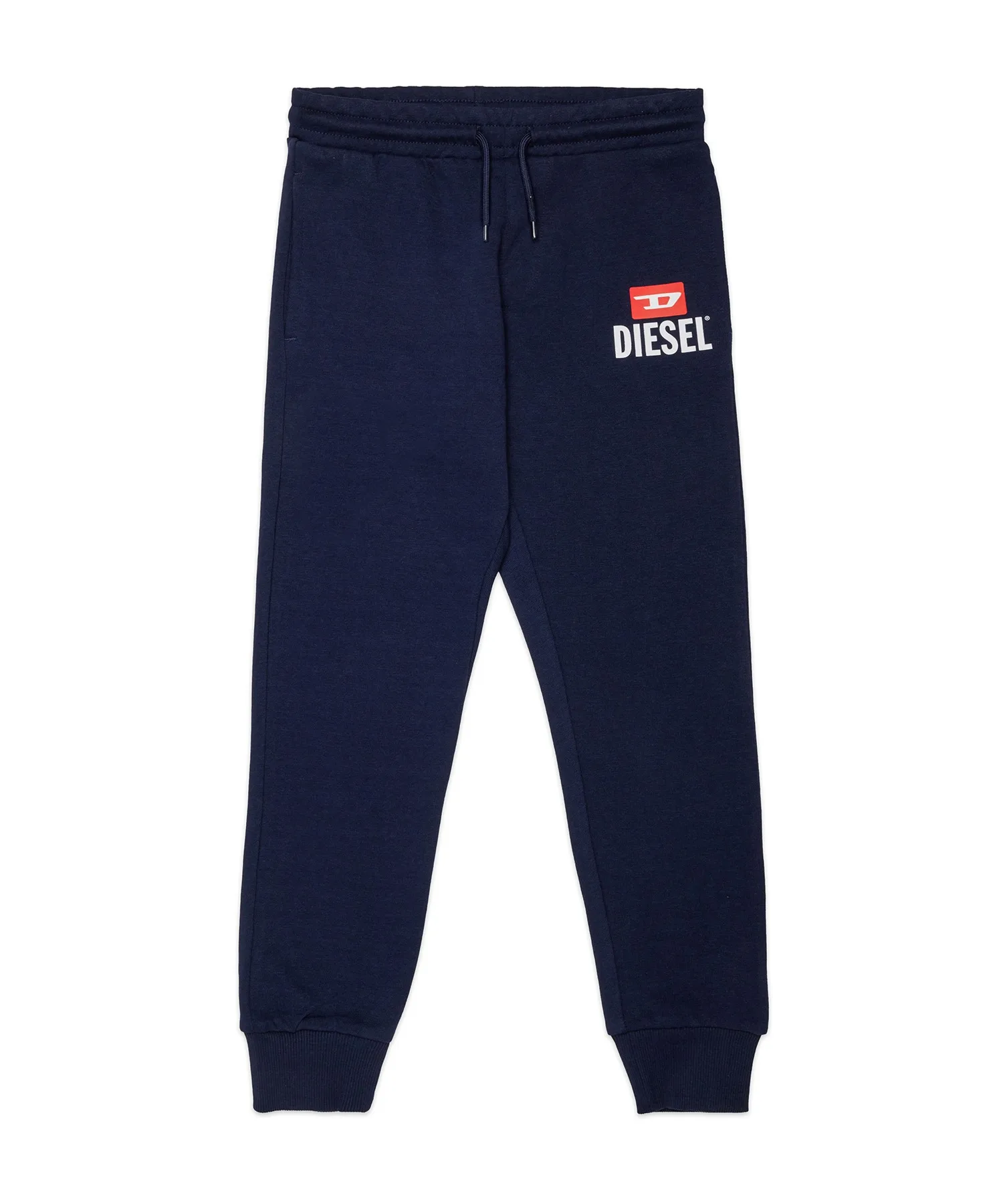 Унисекс спортивные штаны с логотипом DIESEL KIDS тёмно-синие
