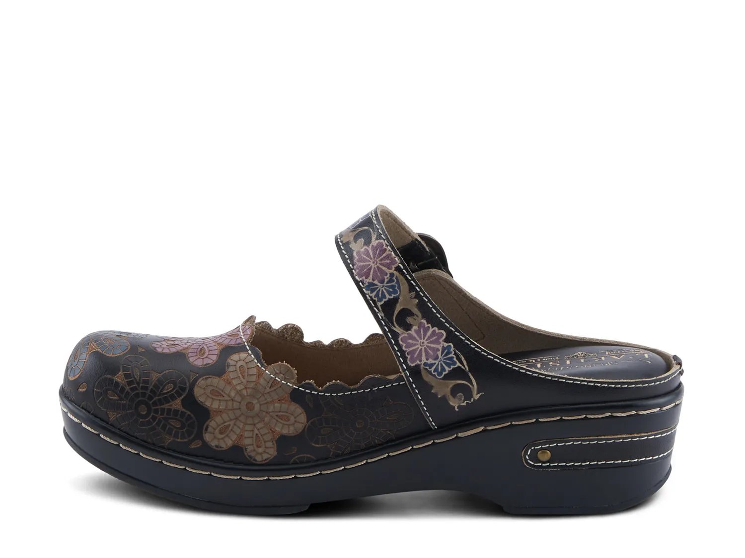 Сабо L'Artiste Mallimar Mary Jane Clog, черный/мультиколор — фото 2