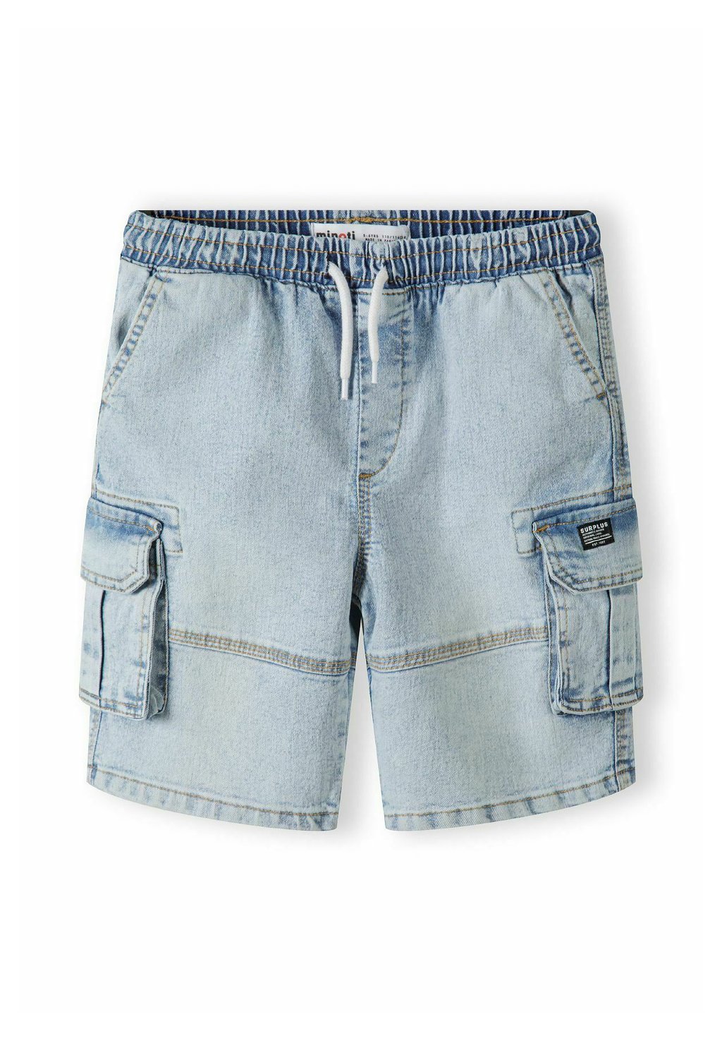 

Джинсовые шорты CARGO POCKETS MINOTI, цвет Light Blue Denim