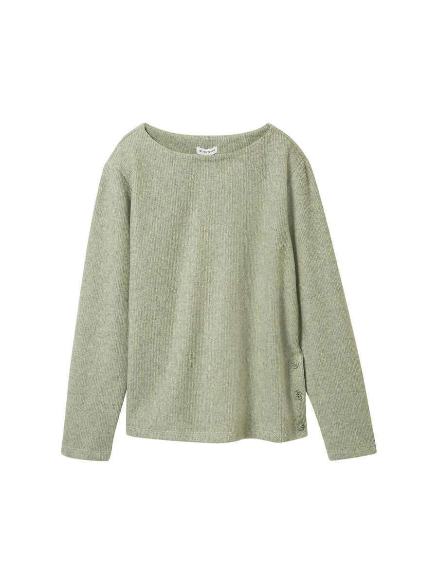 

Толстовка TOM TAILOR, цвет mottled green