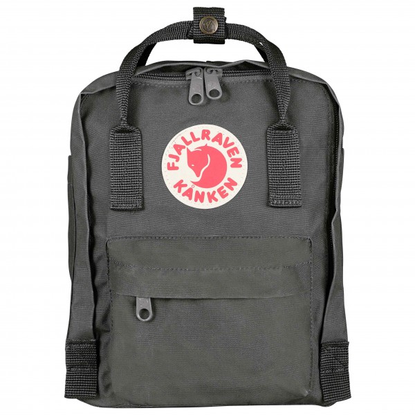 

Kanken mini - рюкзак Fjällräven, серый