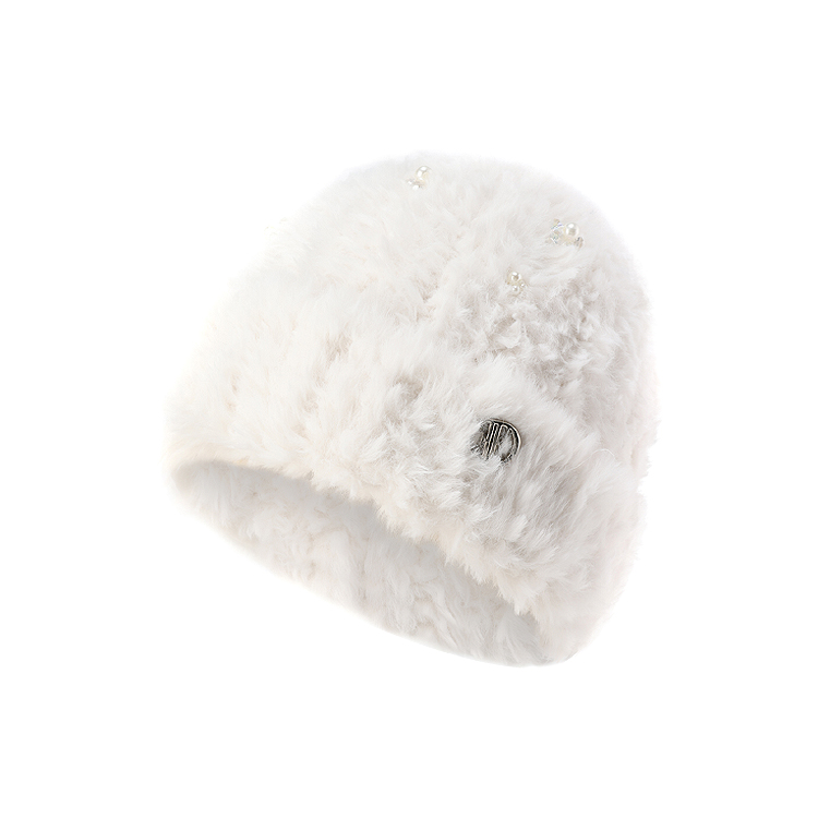 

Женская шапка-бини ELLE, simple белый