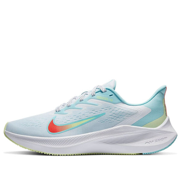 Кроссовки air zoom winflo 7 'white glacier ice' Nike, белый