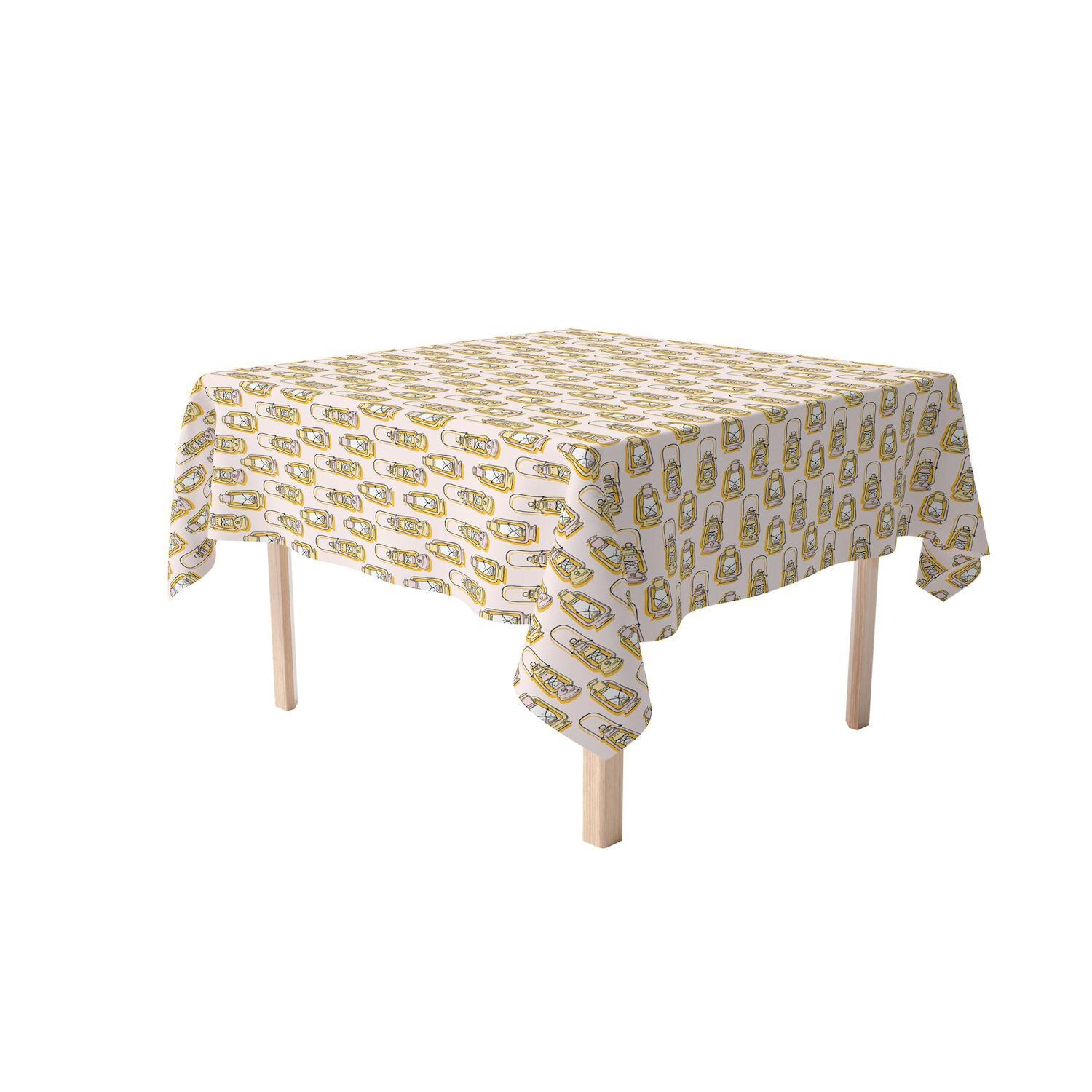 

Прямоугольная скатерть, 100% хлопок, 60x120 дюймов, походные фонарики