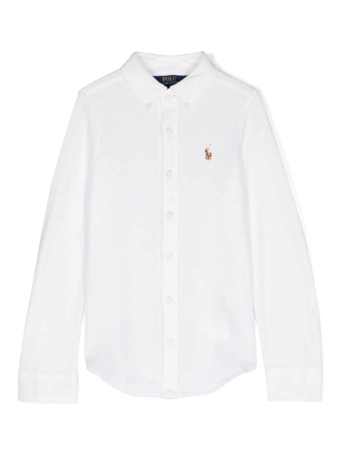 

Ralph Lauren Kids рубашка Polo Pony из хлопка, белый